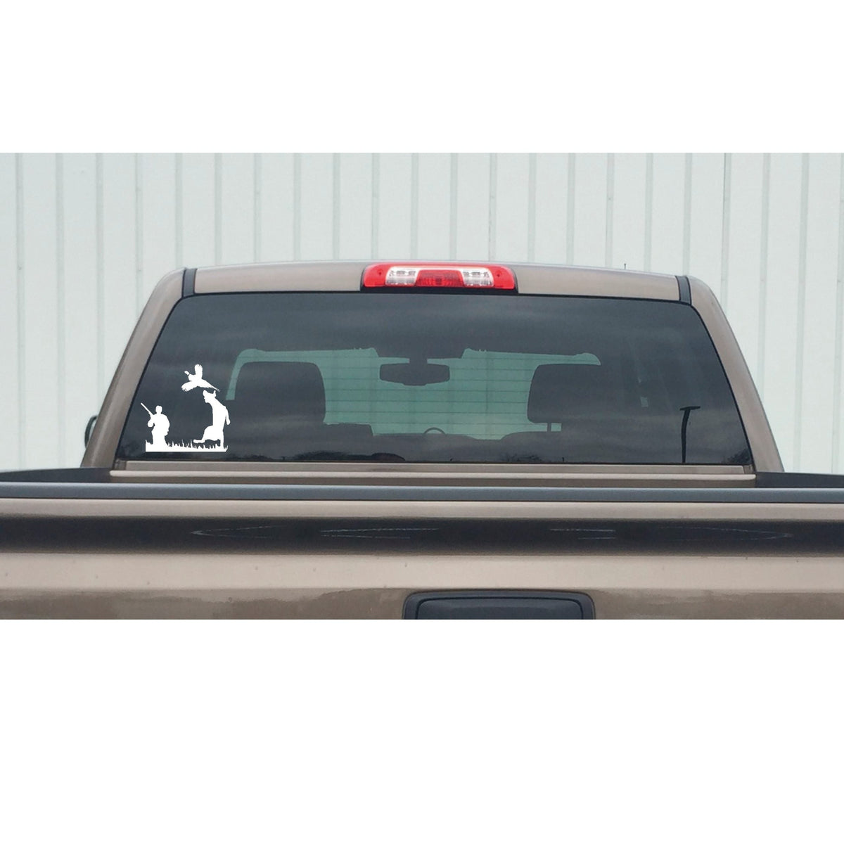Bird Dog Hunting Decal – Flushing Dog Window Sticker – 7616
