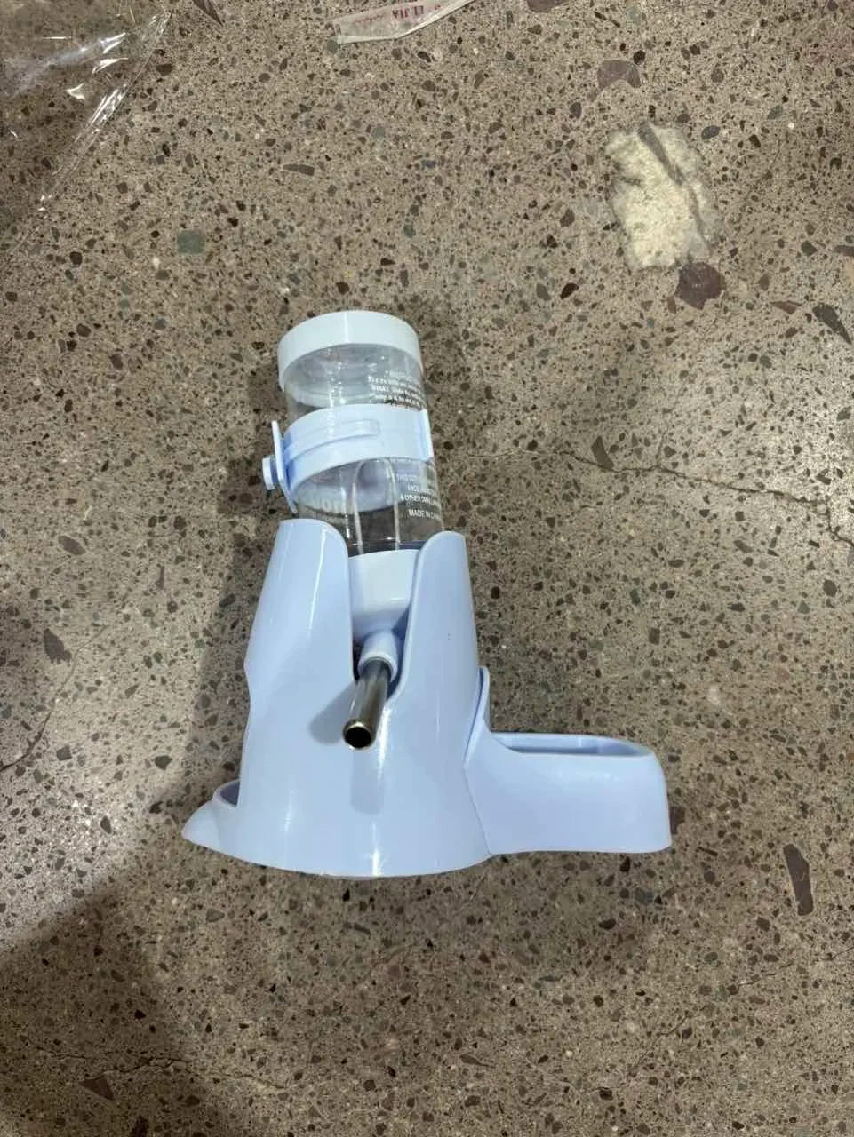 Random Automatic Water Bottle Drinking Feeder Dispenser Bottle 80ML with Food Feeder Station bowl Pet Container for Small Animal