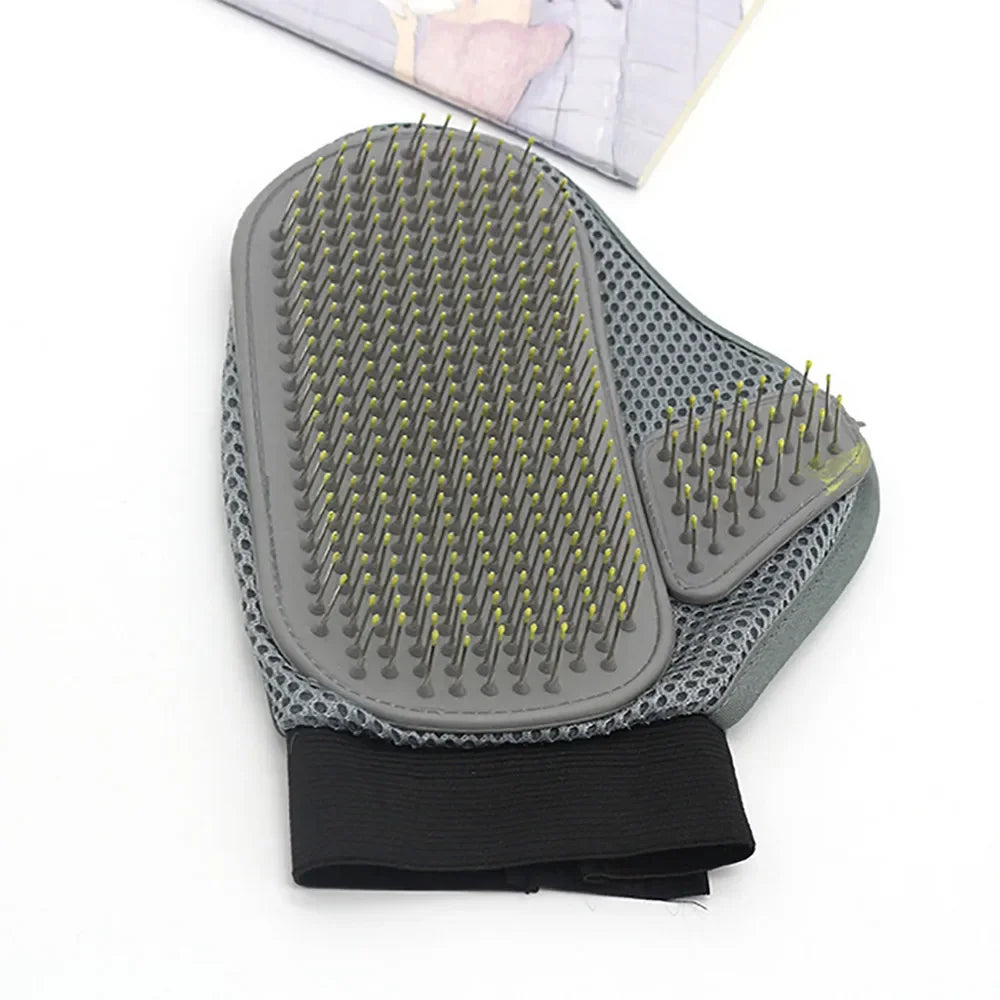 Pet Grooming Glove Silicone Fur Removal For Cats And Dogs