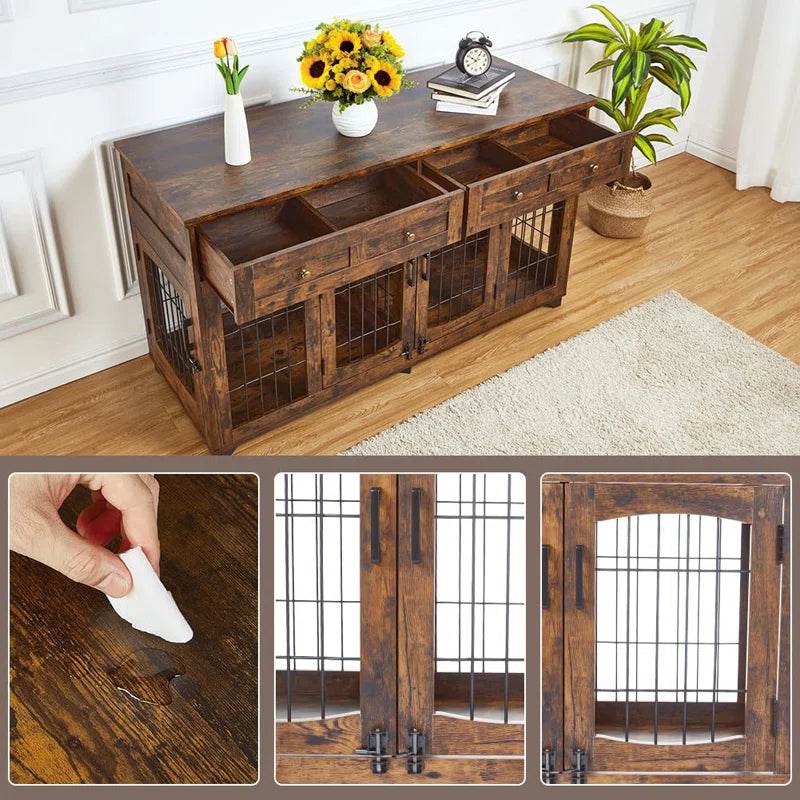 Modern Console Dog Crate