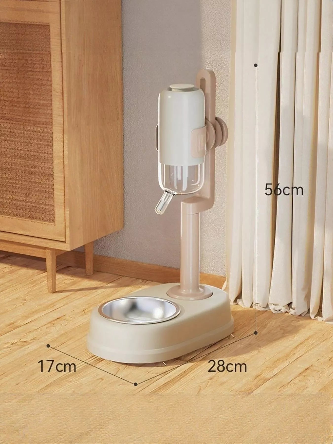 Automatic Pet Food and Water Dispenser Bowl