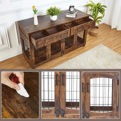 Modern Console Dog Crate