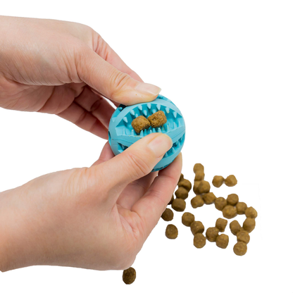 2.5” Squeaky Interactive Dog Balls for Puppy Teething Chew Toys for Small Dogs for Clean Teeth and Training