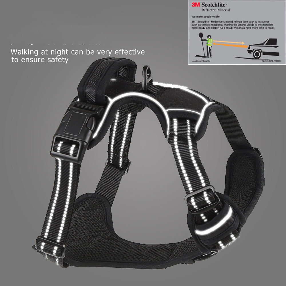 Reflective No-Pull Dog Harness Vest — Single & Set Options