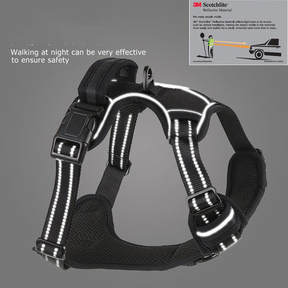 Reflective No-Pull Dog Harness Vest — Single & Set Options