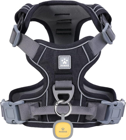 No Pull Dog Harness Reflective Adjustable Vest with ID Tag Small Dogs