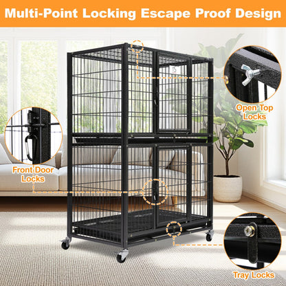31" Two-Tier Dog Crate 46A