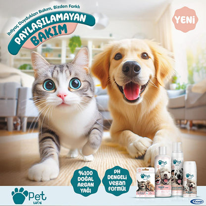 Pet Love Dog Grooming Oil - Natural Argan Oil for Healthy Shiny Fur, 0.42 fl oz