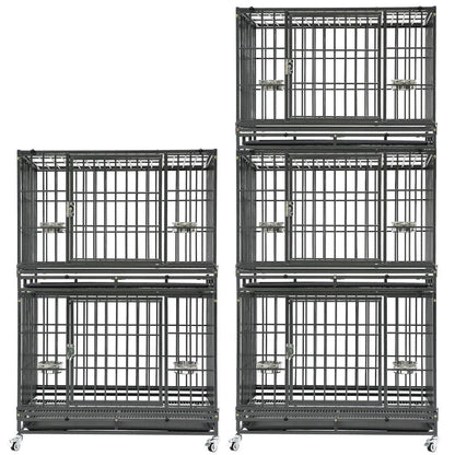 37" Stackable Heavy Duty Dog Crate 371D07