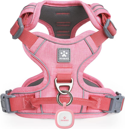 No Pull Dog Harness Reflective Adjustable Vest with ID Tag Small Dogs