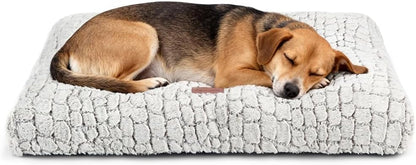 Dog Crate Bed Pad Soft Plush Washable Kennel Mat Anti Slip 24x18 For Small Dogs