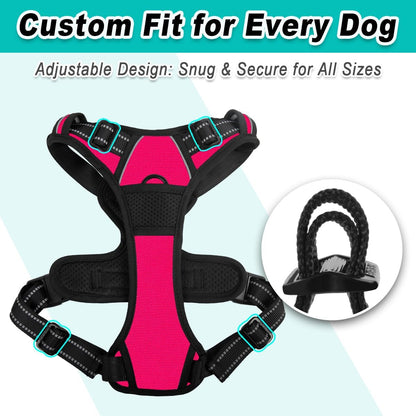 No Pull Dog Harness Adjustable Reflective Oxford Vest Small Medium Large Dogs