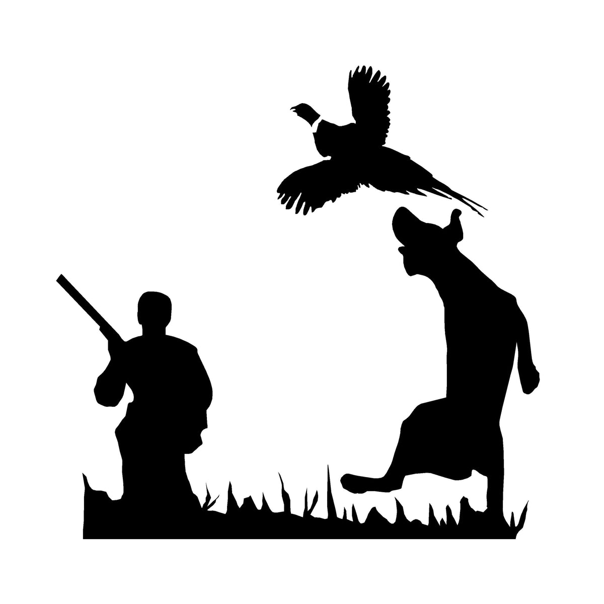 Bird Dog Hunting Decal – Flushing Dog Window Sticker – 7616