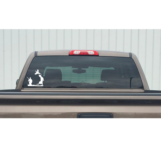 Bird Dog Hunting Decal – Flushing Dog Window Sticker – 7616