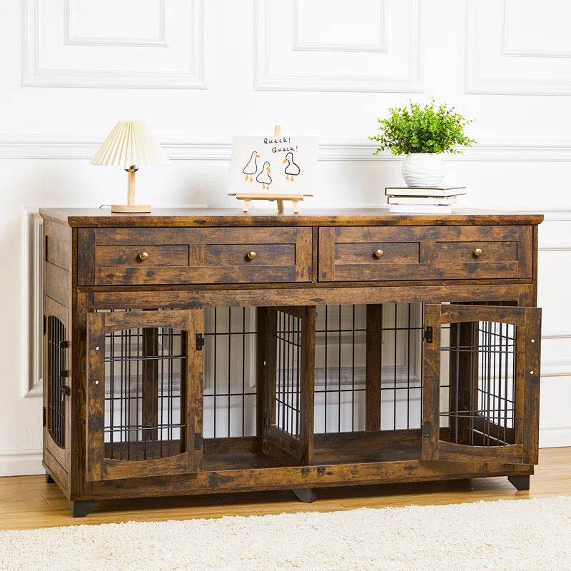 Modern Console Dog Crate