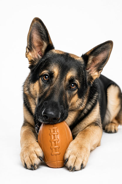 Football Dog Chew Toy & Treat Dispenser - USA Made | SodaPup