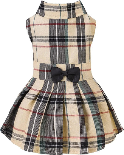 Dog Dress Cute Small Dog Outfit Cotton Puppy Clothes Breathable All Colors