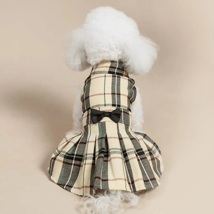 Dog Dress Cute Small Dog Outfit Cotton Puppy Clothes Breathable All Colors
