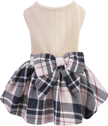 Dog Dress Cute Small Dog Outfit Cotton Puppy Clothes Breathable All Colors