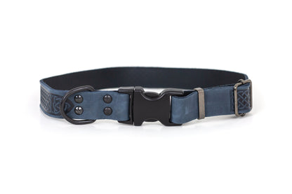 Celtic Sport Quick-Release Leather Dog Collar