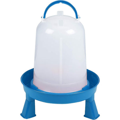 Double-Tuf Poultry Waterer with Legs for Chickens & Birds 3 Quart 2-Pack