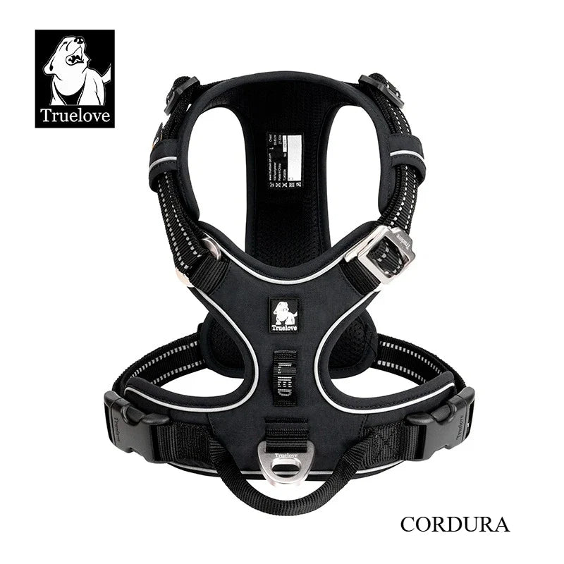 TRUELOVE No Pull Dog Harness Reflective Breathable Adjustable Training Vest