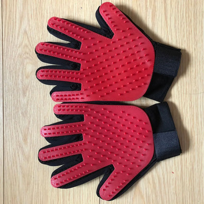 Pet Grooming Glove Silicone Fur Removal For Cats And Dogs