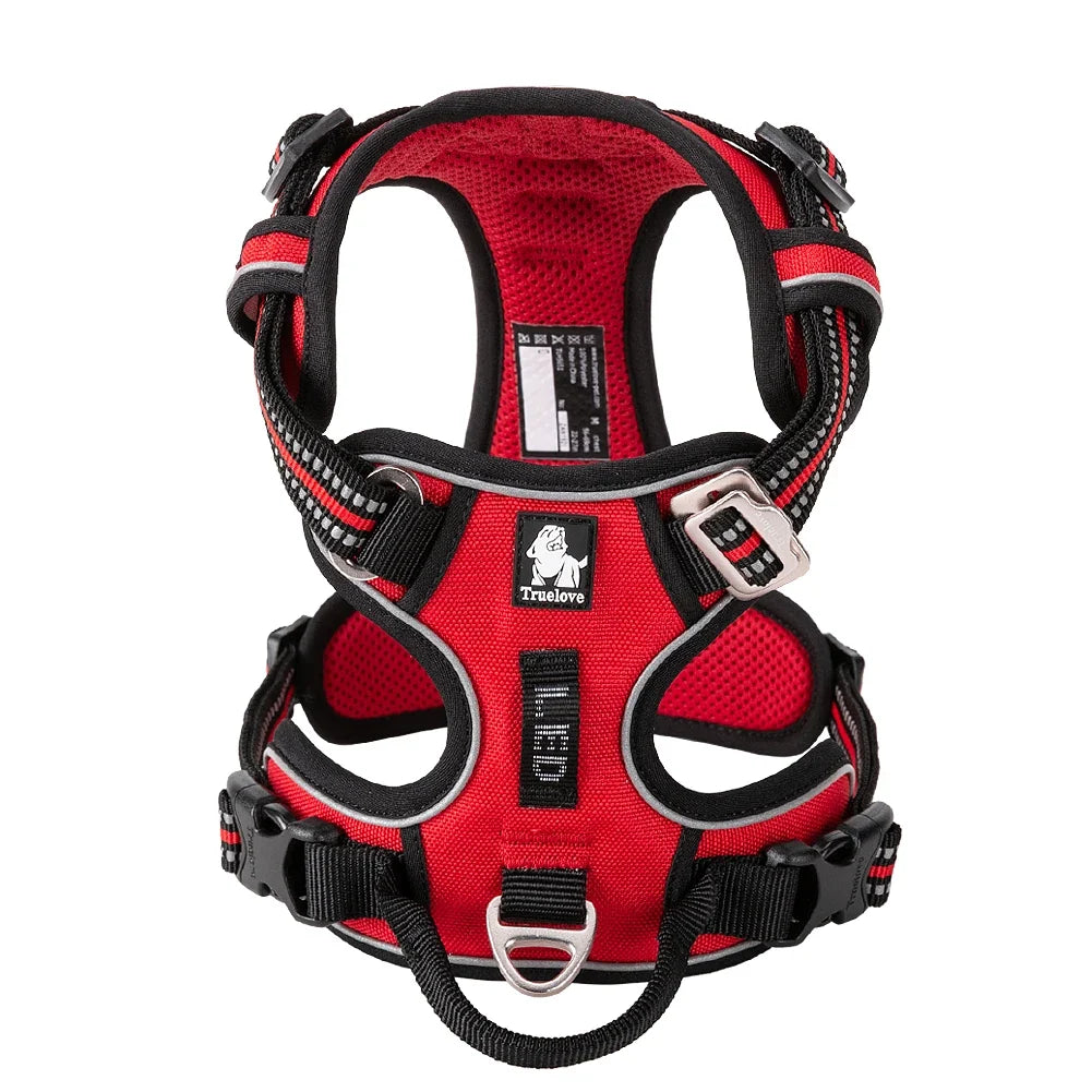 TRUELOVE No Pull Dog Harness Reflective Breathable Adjustable Training Vest