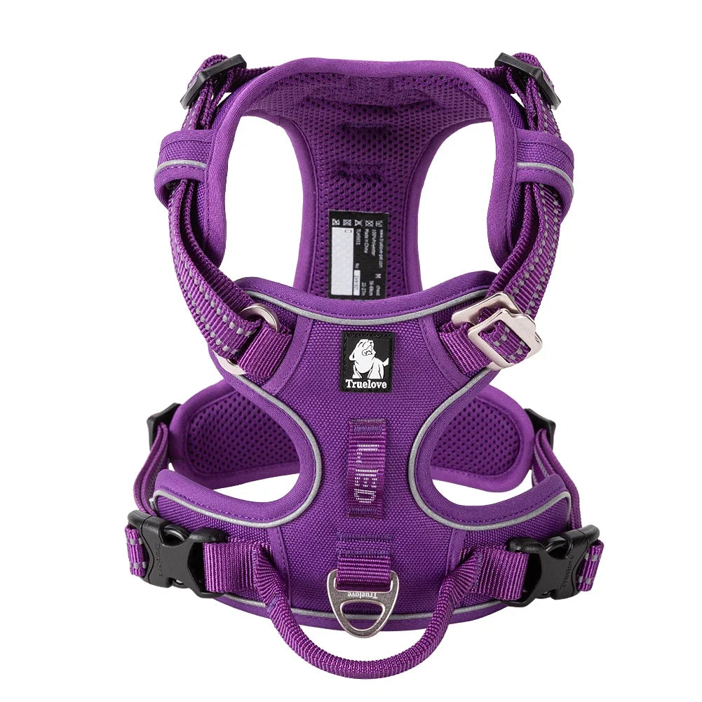 TRUELOVE No Pull Dog Harness Reflective Breathable Adjustable Training Vest