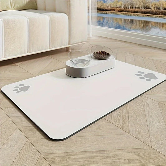 VIKAMA Diatom Mud Solid-Color Cat And Dog Pet Carpet, Pet Placenta, Anti-Slip, Water-Absorbent, Soft And Comfortable Home Decor