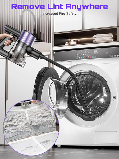 Cordless Handheld Vacuum Cleaner,55KPA,Touch Screen,Smart Dust Sensor,Auto Speed Control for Home Bed/Carpet/Pet Hair/Hard Floor