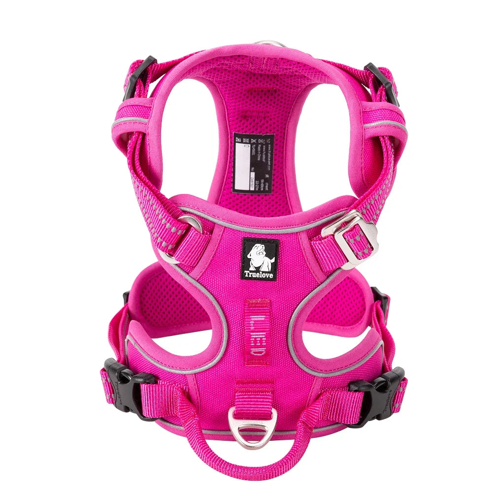 TRUELOVE No Pull Dog Harness Reflective Breathable Adjustable Training Vest