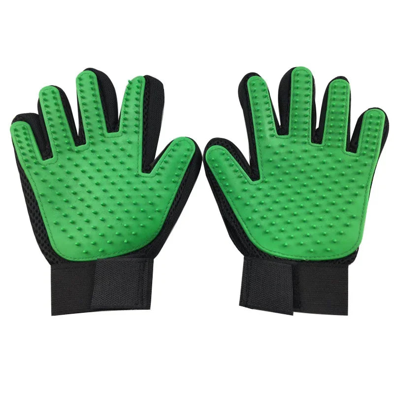Pet Grooming Glove Silicone Fur Removal For Cats And Dogs