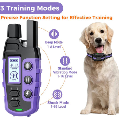 WXRPETH Dog Training Collar Remote Waterproof Shock Beep Vibration