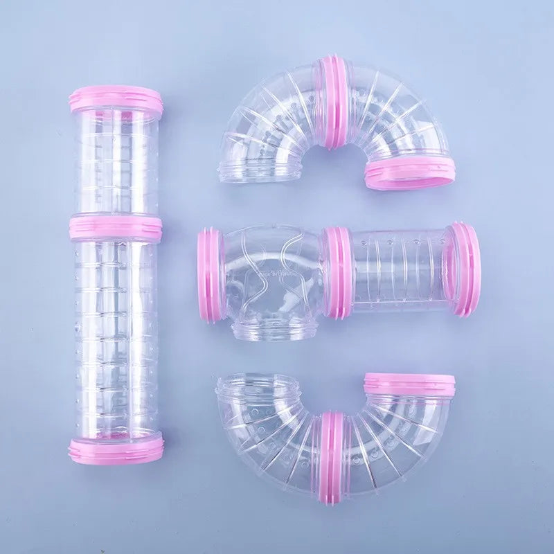 Hamster Cage Renovation External Pipeline Accessories DIY Set Pipeline Tunnel Small Pet Supplies Toy