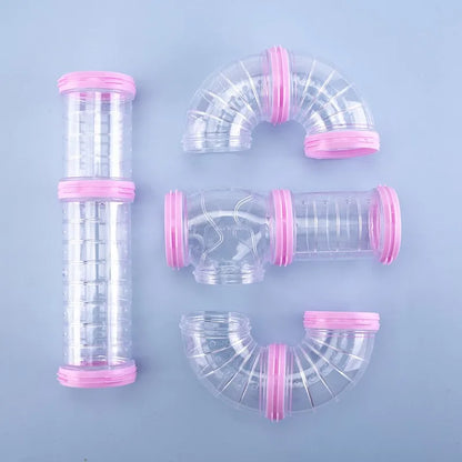 Hamster Cage Renovation External Pipeline Accessories DIY Set Pipeline Tunnel Small Pet Supplies Toy