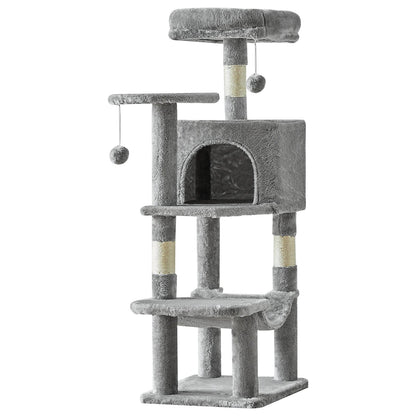 JHKCN Cat Tree Tall Multi-Cat Climbing Tower Sisal Posts