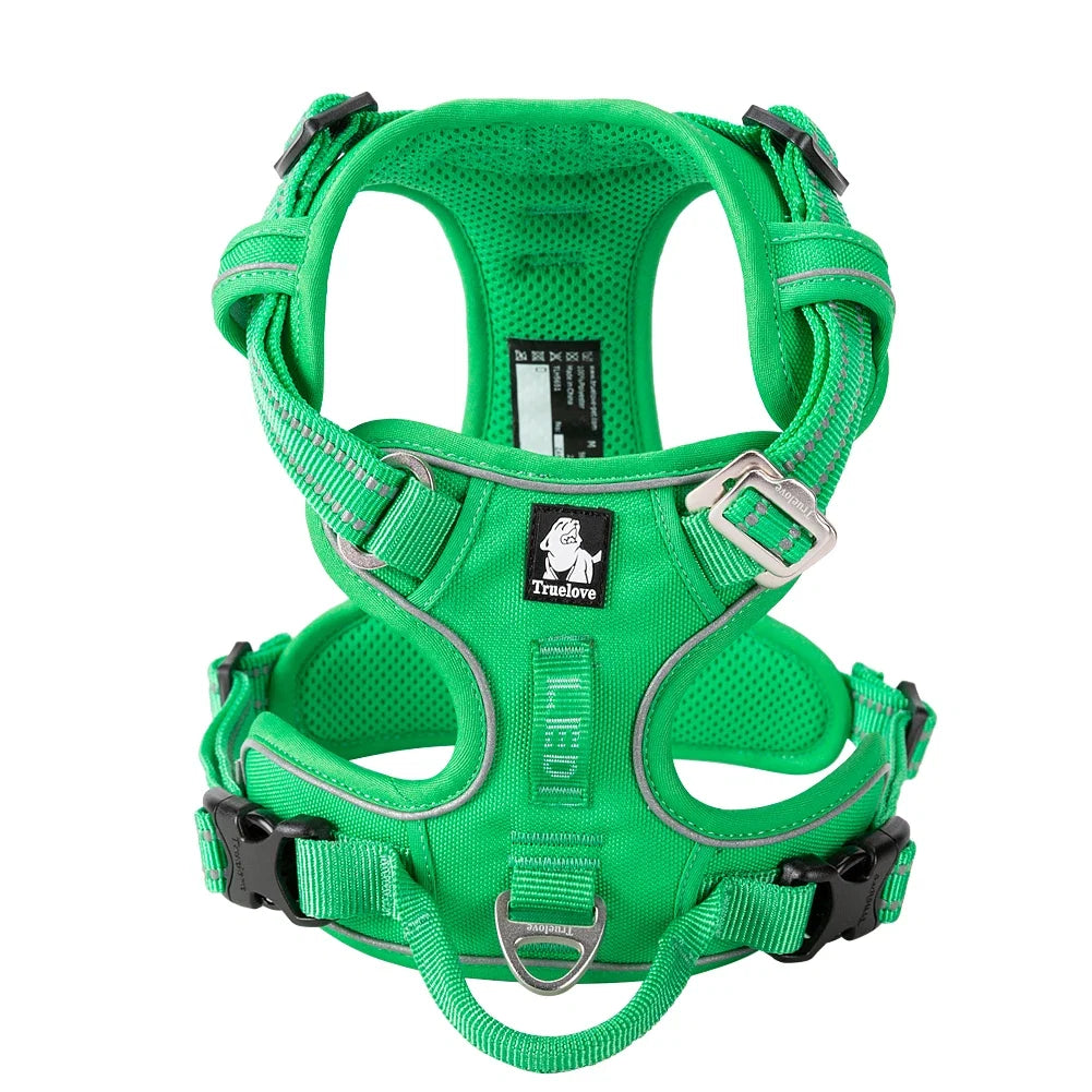 TRUELOVE No Pull Dog Harness Reflective Breathable Adjustable Training Vest