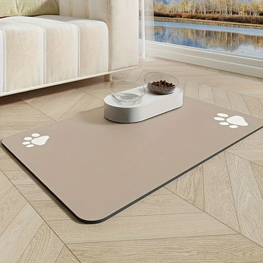 VIKAMA Diatom Mud Solid-Color Cat And Dog Pet Carpet, Pet Placenta, Anti-Slip, Water-Absorbent, Soft And Comfortable Home Decor