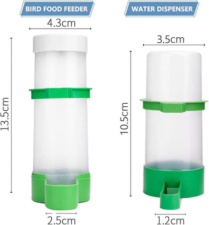 Automatic Bird Feeder & Water Dispenser