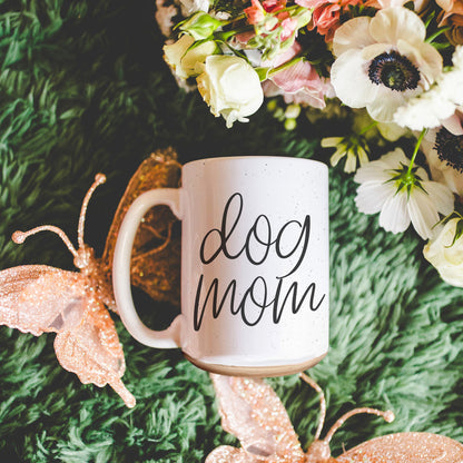 Dog Mom 16oz Ceramic Coffee Mug - Funny Gift For Dog Lover