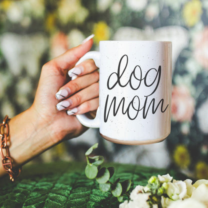 Dog Mom 16oz Ceramic Coffee Mug - Funny Gift For Dog Lover