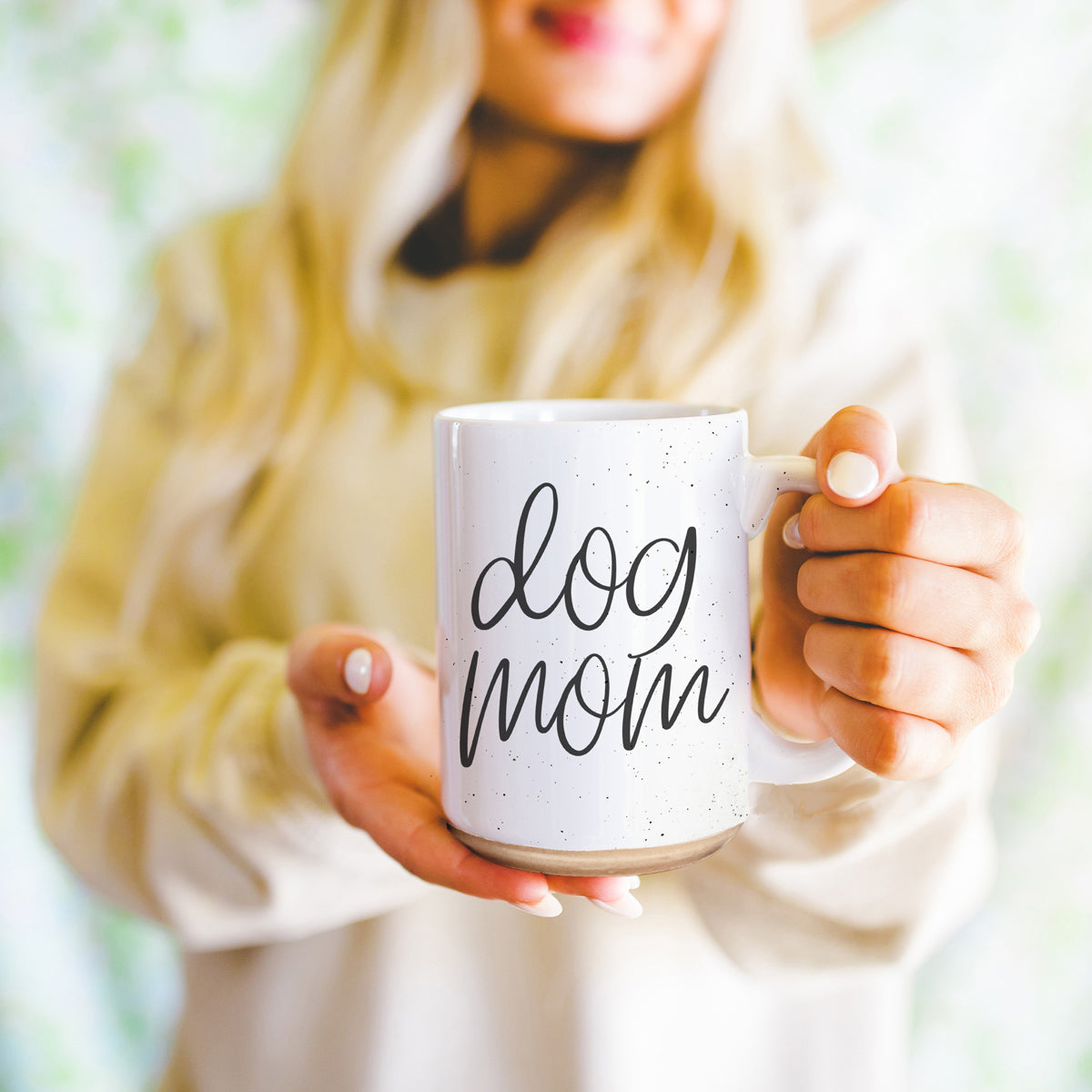 Dog Mom 16oz Ceramic Coffee Mug - Funny Gift For Dog Lover