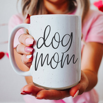 Dog Mom 16oz Ceramic Coffee Mug - Funny Gift For Dog Lover