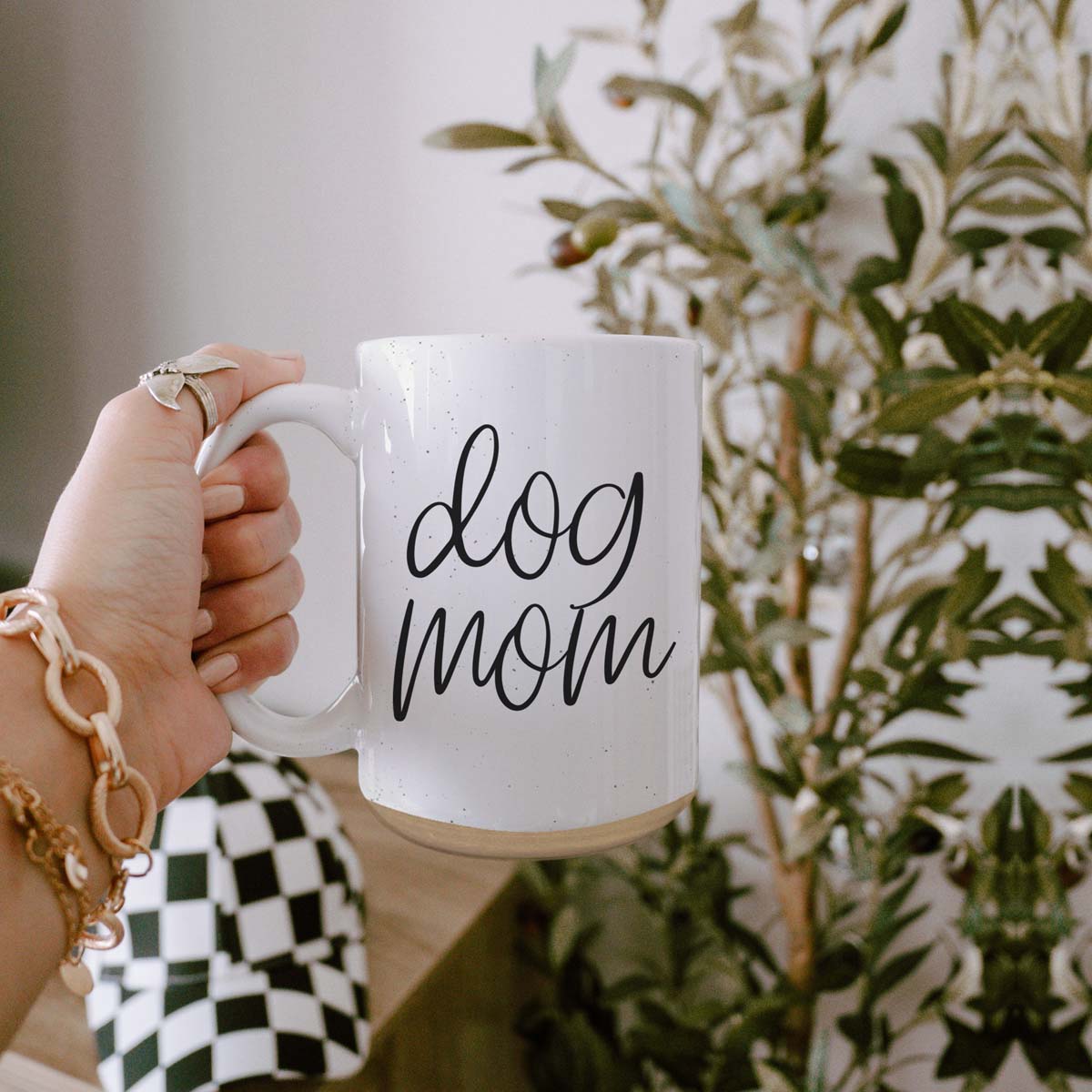 Dog Mom 16oz Ceramic Coffee Mug - Funny Gift For Dog Lover