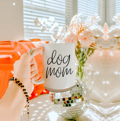 Dog Mom 16oz Ceramic Coffee Mug - Funny Gift For Dog Lover