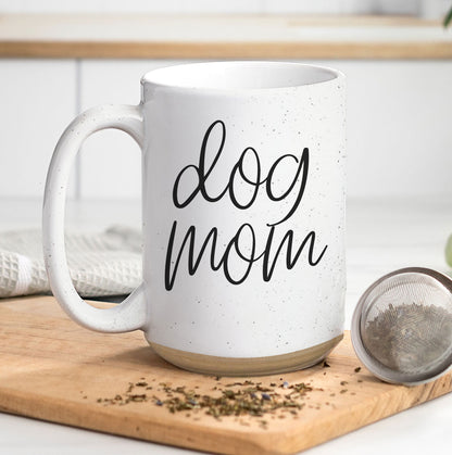 Dog Mom 16oz Ceramic Coffee Mug - Funny Gift For Dog Lover