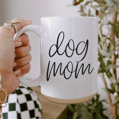 Dog Mom 16oz Ceramic Coffee Mug - Funny Gift For Dog Lover