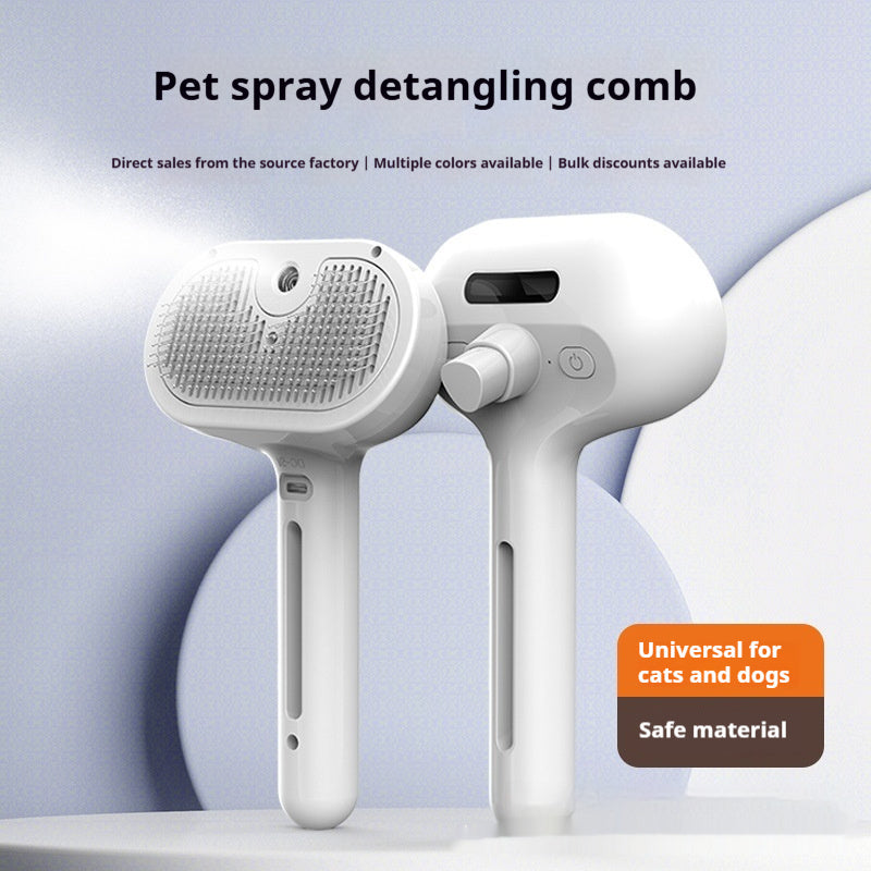 Pet Spray Detangling Comb for Cats & Dogs