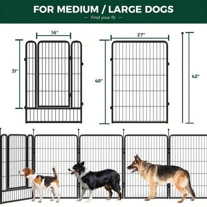 Heavy Duty Metal Dog Playpen